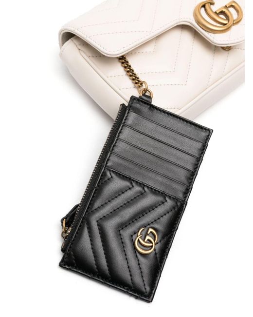 Gucci Black gg Marmont Mini Shoulder Bag