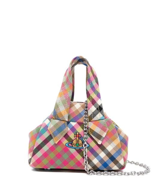 Vivienne Westwood Pink Mini Yasmine Tote Bag