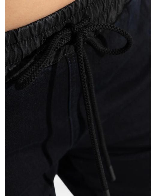 DIESEL Black 2069 D-Ebbey Drawstring-Waist Trousers