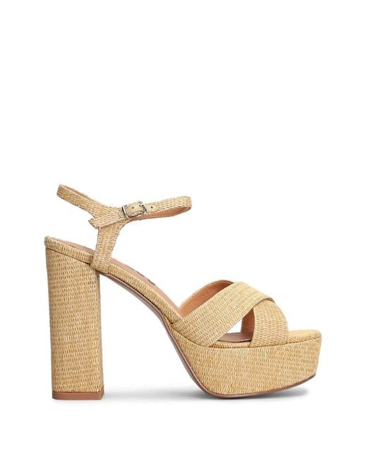 Bibi Lou Metallic Primrose Woven Sandals