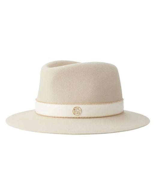 Maison Michel Natural Andre Fedora Hat
