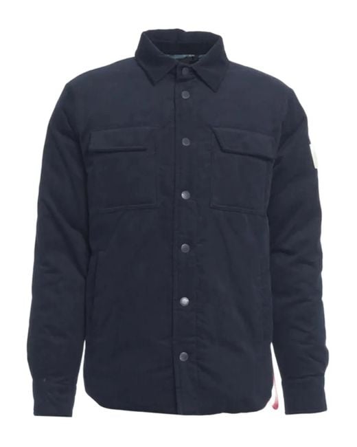 AFTER LABEL Blue Belluno Overshirt for men