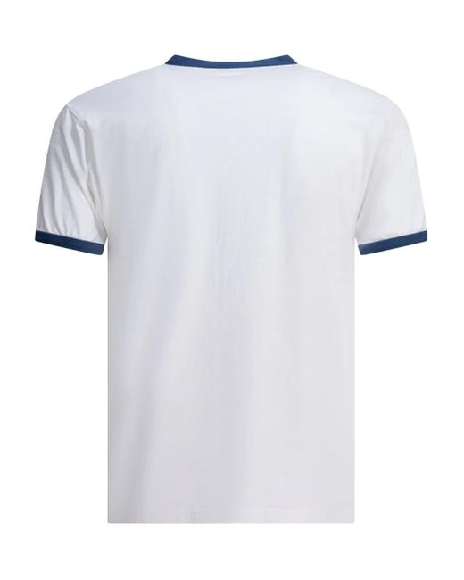 Kapital Blue Graphic-Print Crew-Neck T-Shirt for men