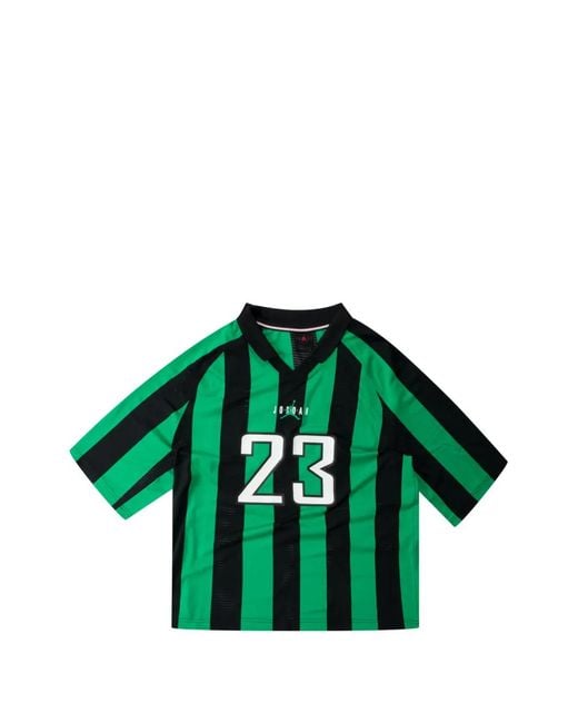 Nike Green Brooklyn Terrace Striped T-Shirt for men