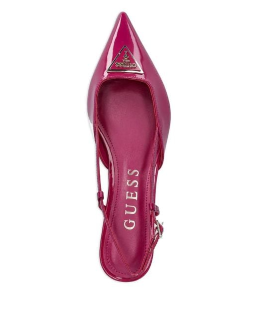 Guess Pink 40Mm Jesson Pointed-Toe Slingback Pumps