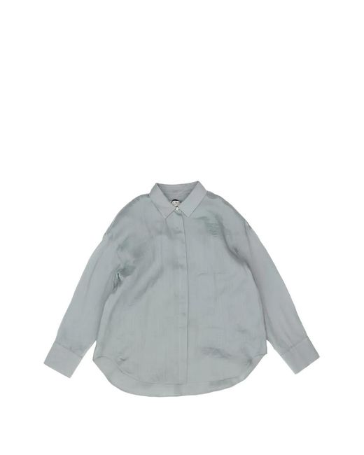 Max Mara Gray Button Shirt