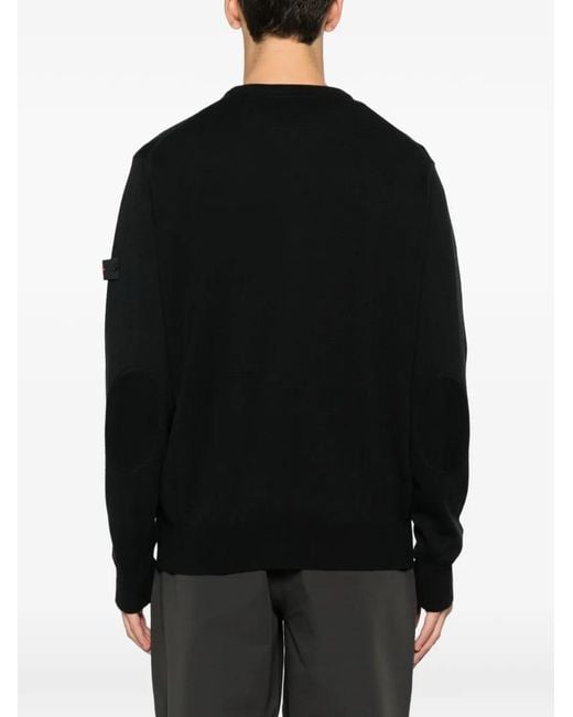 Peuterey Black Exmoor 07 Crew Neck Sweater for men
