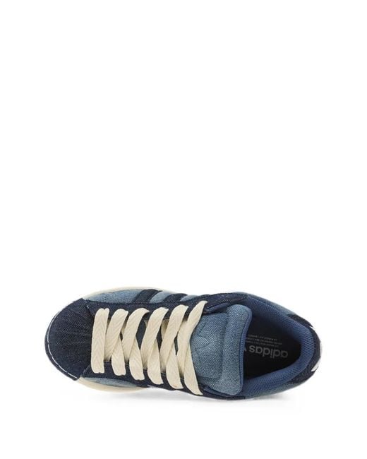 Adidas Blue Superstar Denim Sneakers