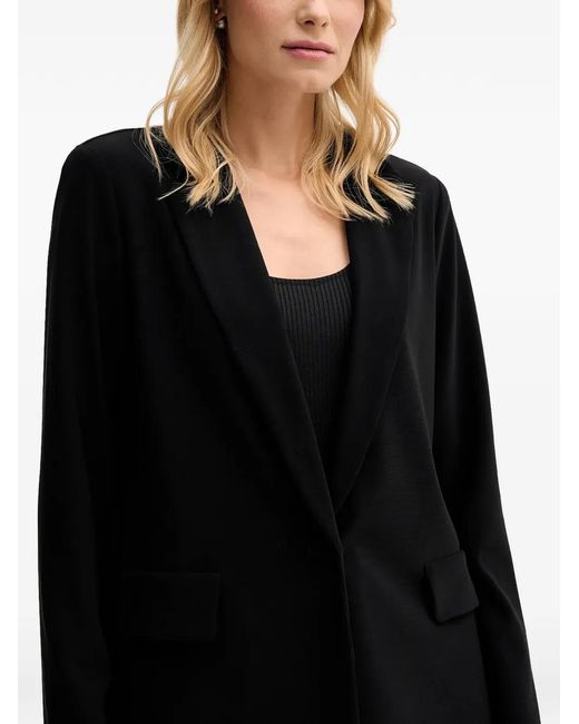 Joseph Ribkoff Black Notched-Lapel Blazer