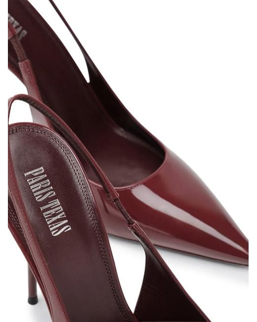 Paris Texas Brown Lidia Slingback Heeled Pumps