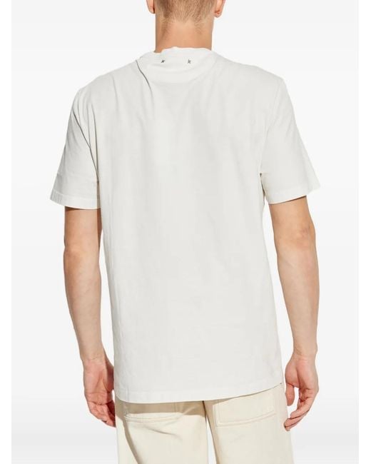 Golden Goose Deluxe Brand White Journey's Tee for men