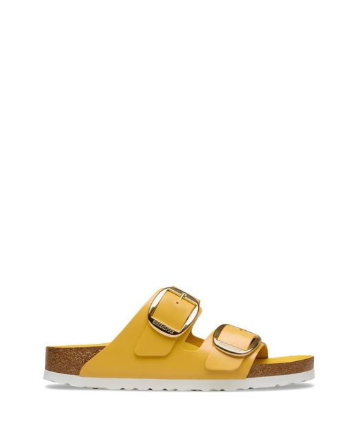 Birkenstock Yellow Arizona Big Buckle Sandals