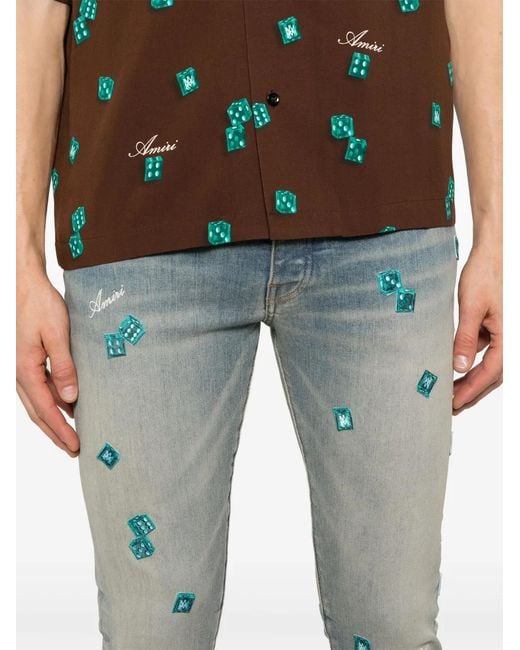 Amiri Dice Jeans in het Blue voor heren