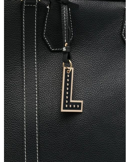Lancel Black Large Faubourg Tote Bag