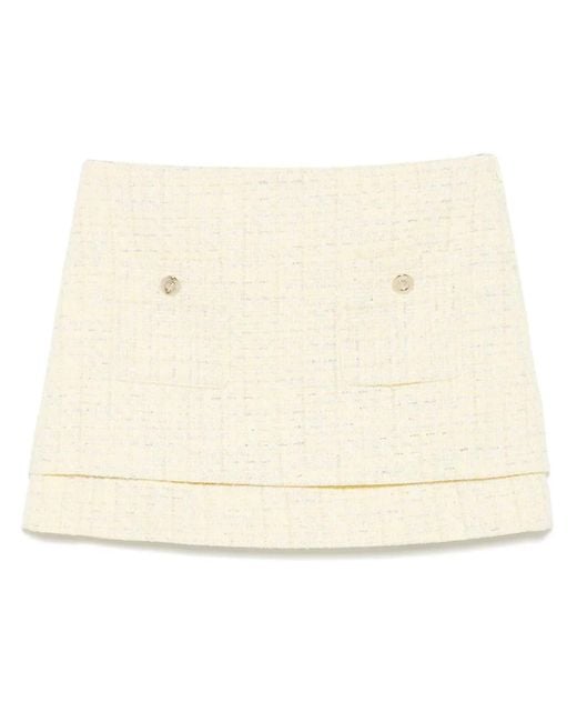 Maje Natural Minirock Aus Tweed