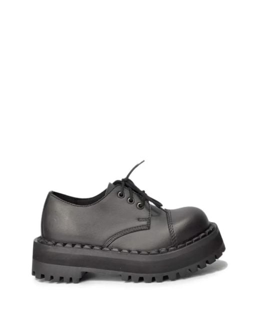 Altercore Brown 354 Platform Derby Shoes for men