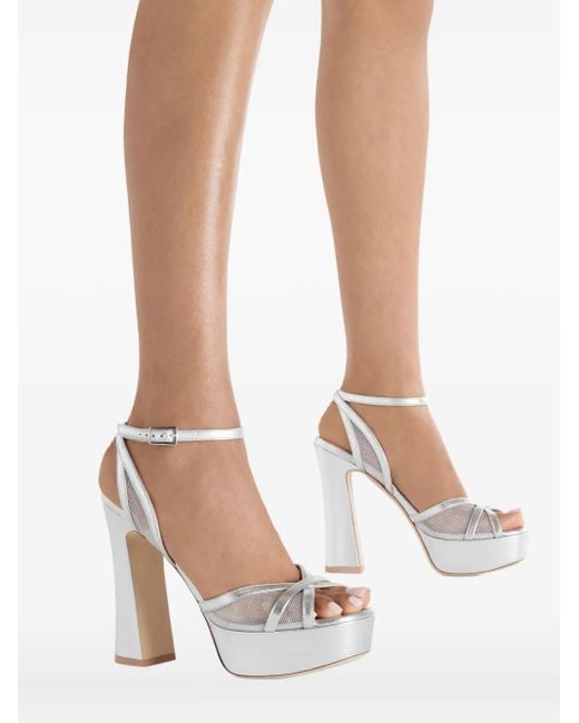 Malone Souliers Sylvie 125mm サンダル White