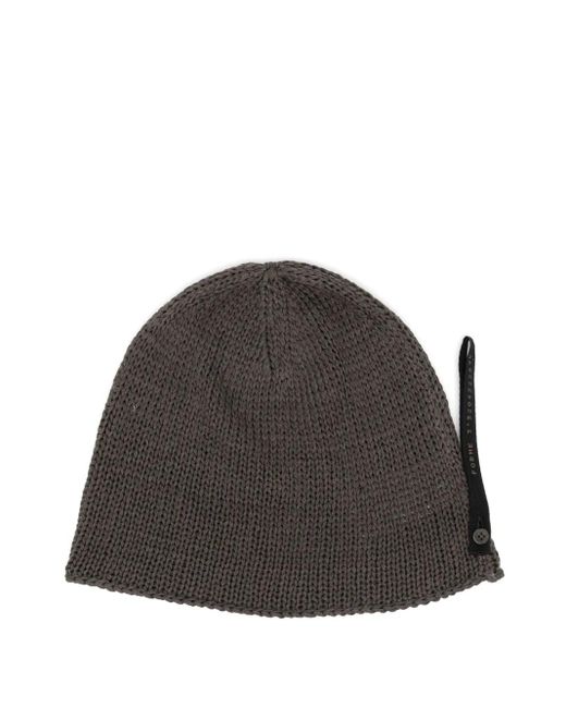 Forme D'expression Gray Beanie Aus Baumwolle