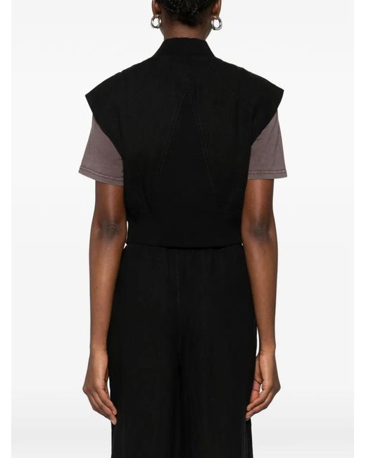 Thom Krom Black Zip-Up Linen Jacket