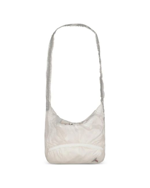 Roa White Knot Packable Shoulder Bag