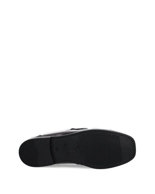 Gant Black Buckle-Strap Loafers
