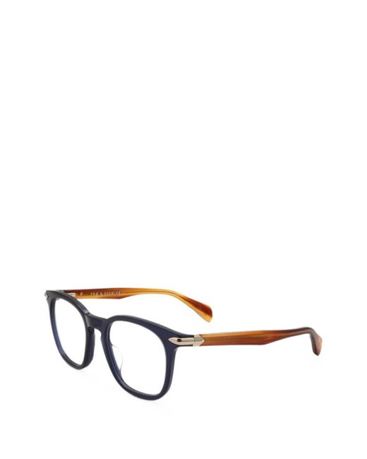 Rag & Bone White Round-Frame Eyeglasses