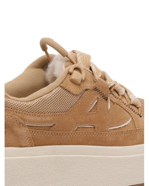 Ash Brown 60Mm Platform Logo-Detail Sneakers