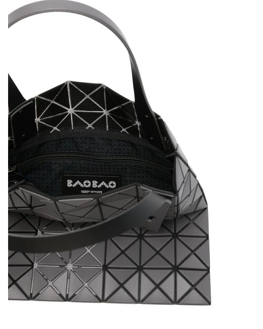 Issey Miyake Black Prism Geometric-Pattern Tote Bag