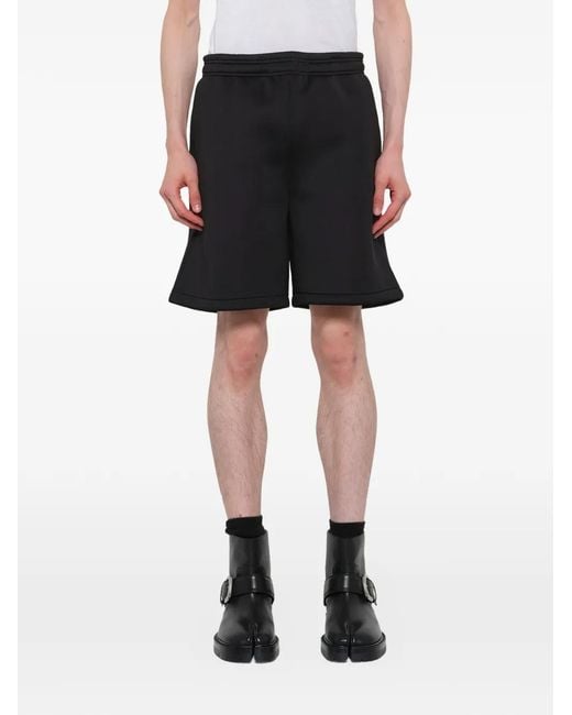 Entire studios Black Scuba Shorts for men