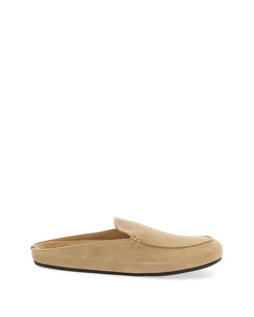 VINNY'S White Mules Donnie En Daim for men