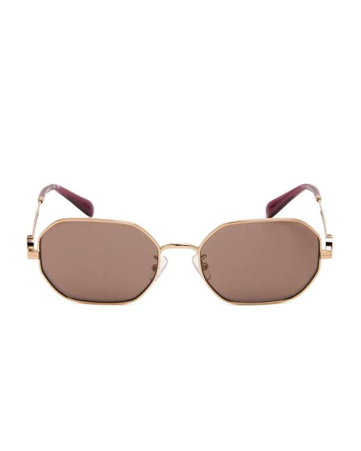 Occhiali Da Sole Ottagonali di Tory Burch in Pink