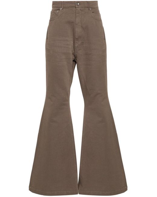 Rick Owens Brown Bolan High-rise Bootcut Jeans for men