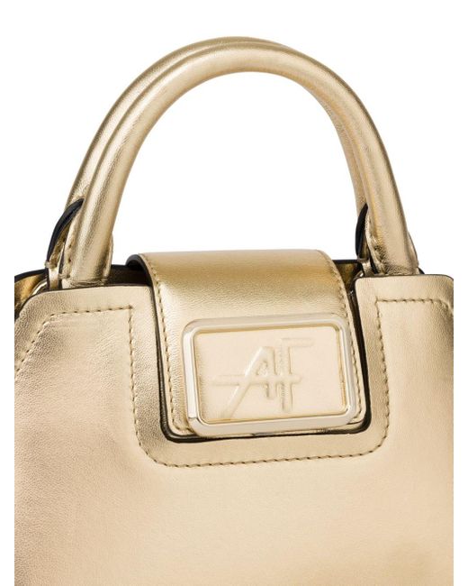 Alberta Ferretti Natural Albi33 Metallic Mini Bag