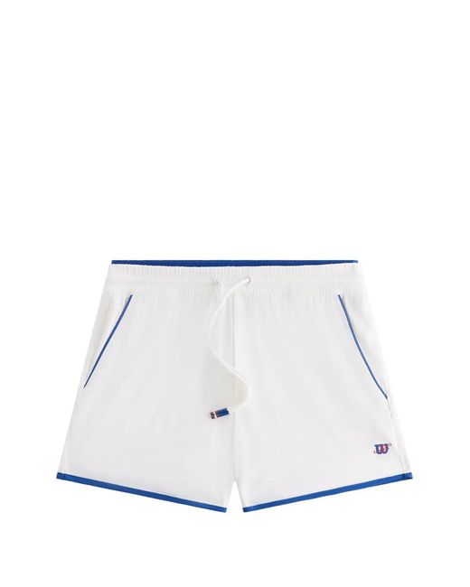 Kith White Wilson Bowrey Shorts