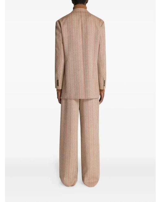 Dries Van Noten Blazer Met Dubbele Rij Knopen in het Natural voor heren