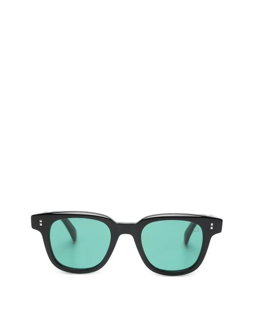 Dunhill Green Square-Frame Sunglasses