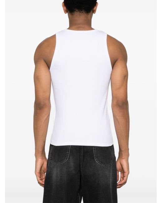 Camiseta de tirantes con logo Off-White c/o Virgil Abloh de hombre de color White