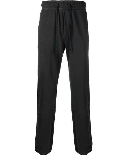 James Perse Black Terry Track Pants for men