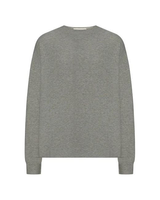 Fear Of God Gray Signature 90S Waffle-Knit Sweater for men