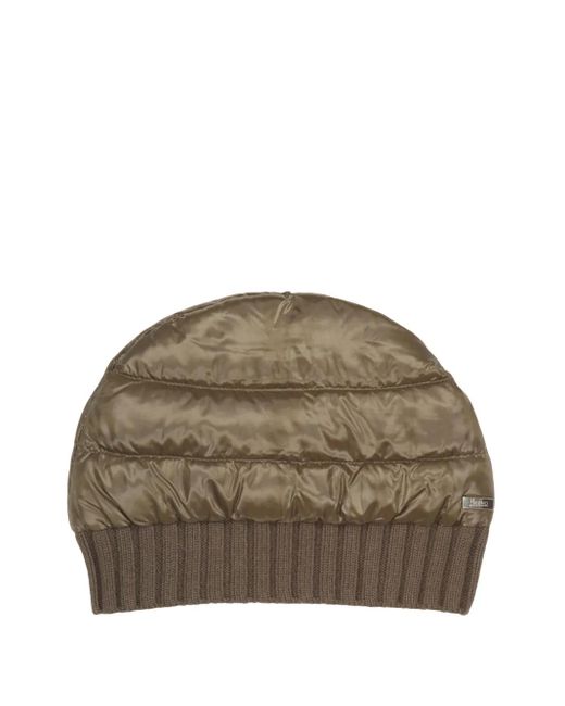 Herno Brown Padded Hat