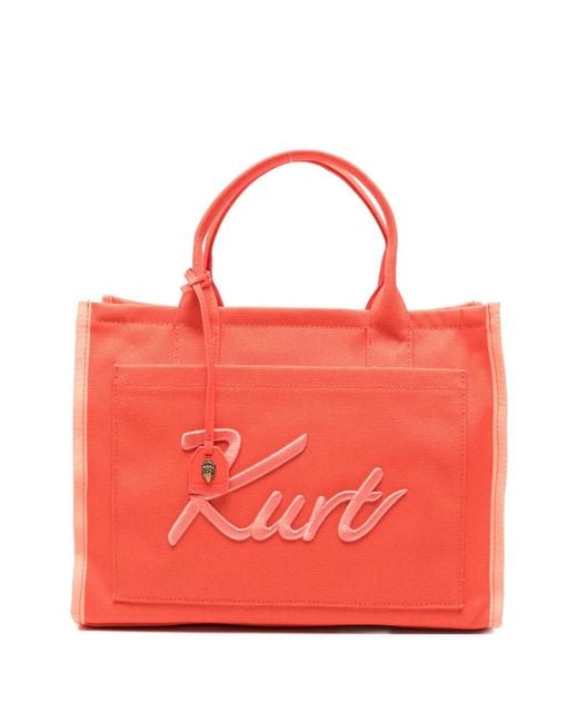 Kurt Geiger Red Signature Medum Tote Bag