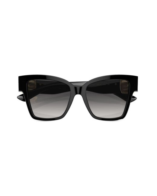 Dolce & Gabbana Black Precious Square-frame Sunglasses