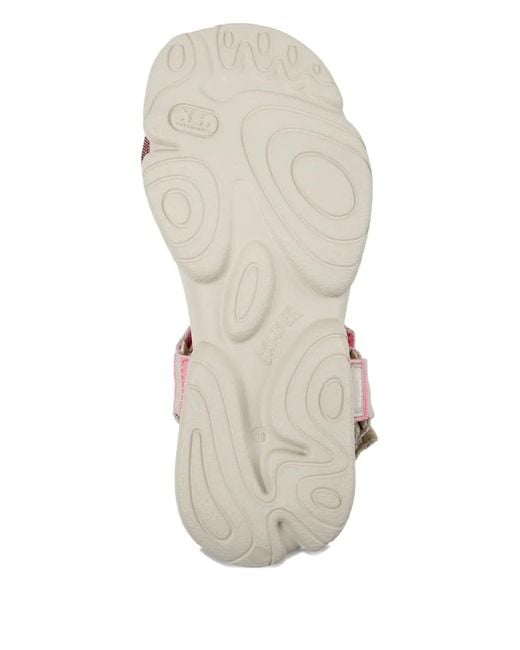 Camper Pink Karst Striped Sandals