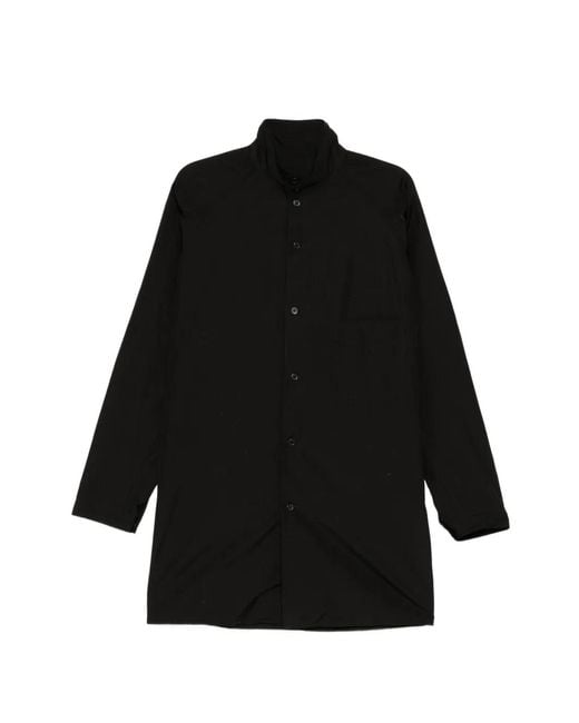 Yohji Yamamoto Black Broad Shirt for men