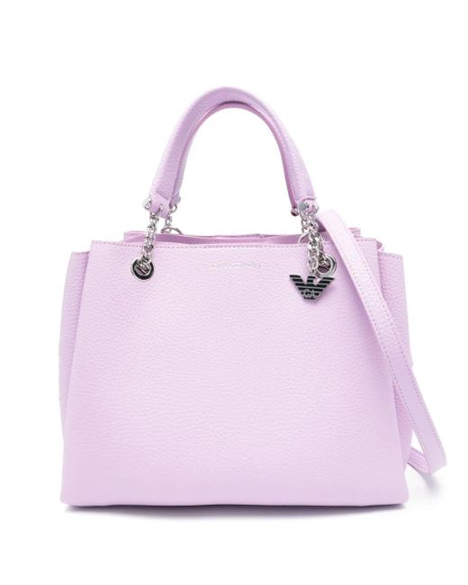 Emporio Armani ロゴ ハンドバッグ Pink