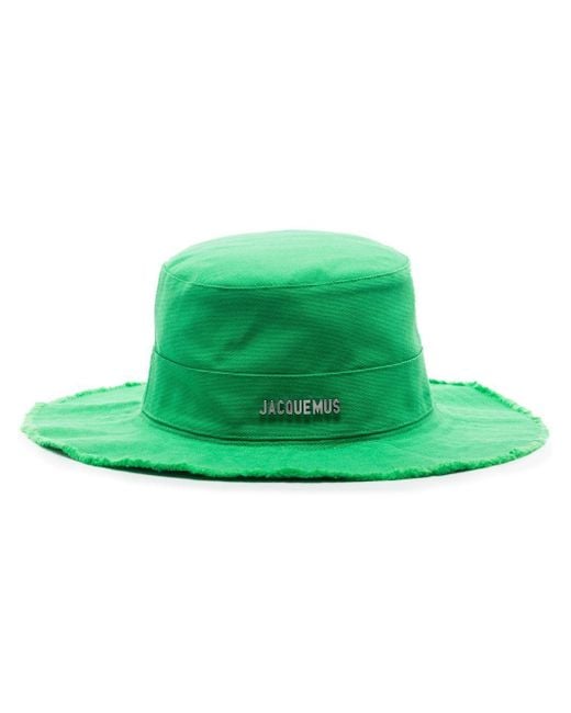 Jacquemus Cotton Le Bob Artichaut Bucket Hat in Green Lyst UK