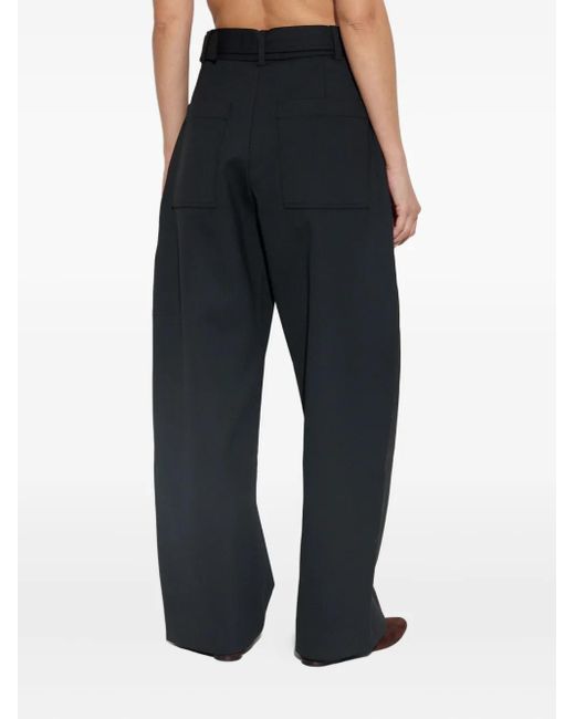 Studio Nicholson Broek Met Ceintuur in het Blue