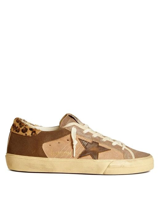 Golden Goose Women's Brown Super Star Sneakers