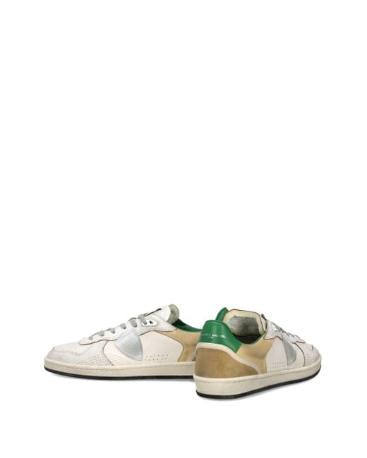 Philippe Model Nice Sneakers Aus Strukturiertem Leder in White für Herren