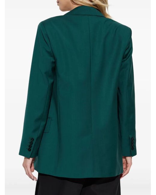 Blazer Con Cinturón Max Mara de color Green
